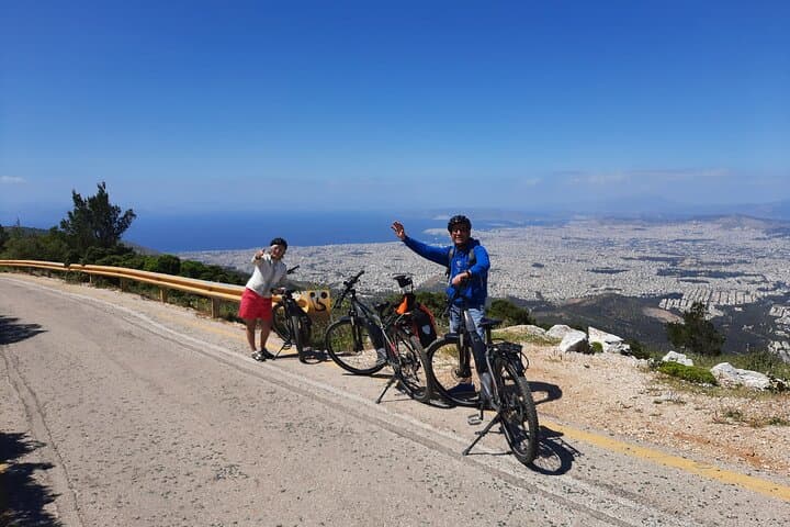 Athens E-Bike Tour to Mount Hymettus: Ride from the Old City to 1026m Views