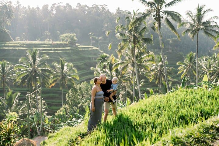 Ubud One-Day: Monkey Forest, Temple, Waterfall & Rice Terrace Private Tour