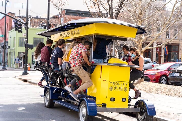Austin Party Bike Pub Crawl: 2-Hour Pedal-Powered Bar Tour on Rainey Street