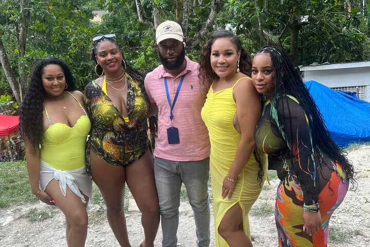 Montego Bay Rafting & Limestone Massage on the Lethe — River Party Shuttle Included photo 4