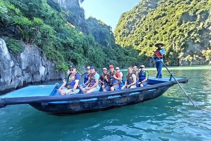 Full-Day Ha Long Bay Cruise: Kayaks, Caves & Titov Beach photo 2