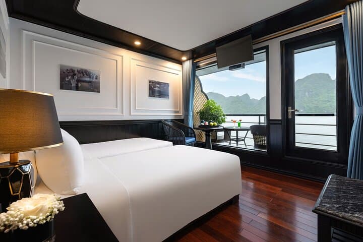 Luxury 2-Day Halong & Lan Ha Bay Cruise from Hanoi with Private Balcony photo 4