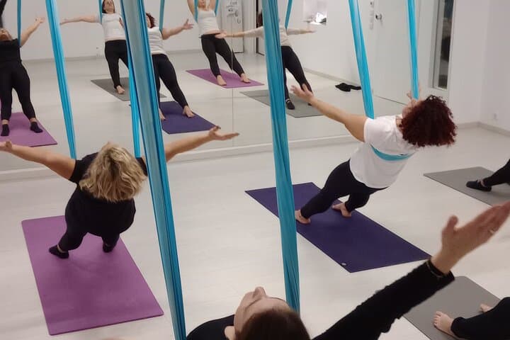 Aerial Yoga on Paros: Hammock Flow and Island Calm photo 3