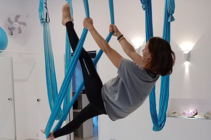 Aerial Yoga on Paros: Hammock Flow and Island Calm photo 5