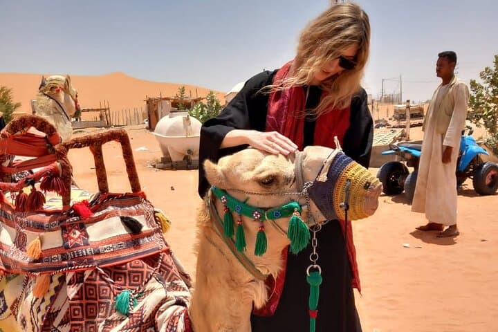 Golden Sands Trip: Desert Camel Ride, Quad Biking & Riyadh Sunset Experience