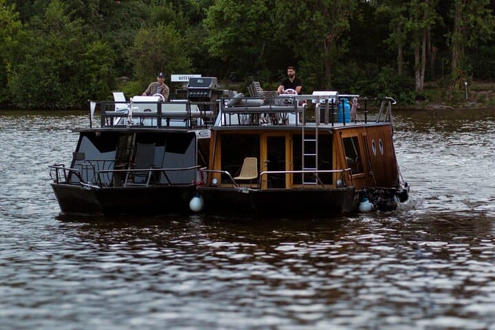 Prague Private Two-Boat Vltava Cruise with Unlimited Beer or Prosecco