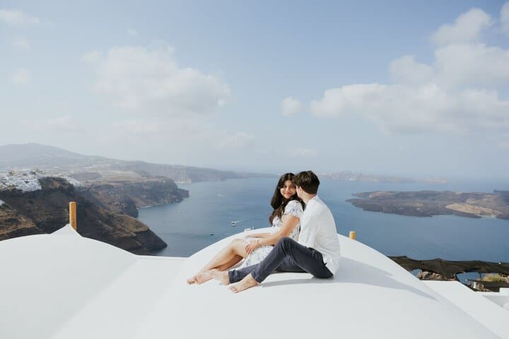 Private Santorini Honeymoon Photo Shoot: Caldera Views & Pro Photographer photo 2