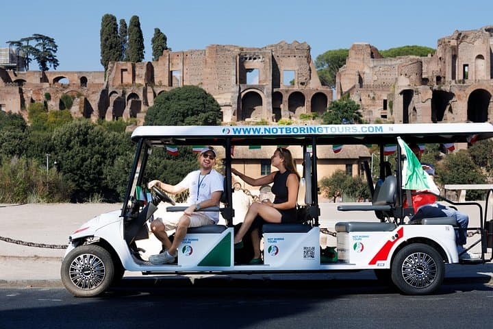 Rome by Golf Cart: Gelato Stops, Colosseum Views and Secret Squares photo 4