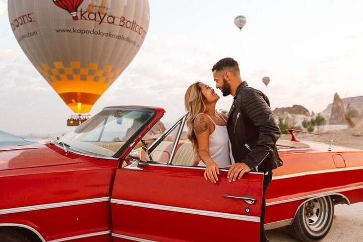 Sunrise Classic Car Tour in Cappadocia — Balloon-View Drive Through Rose, Love & Pasabag photo 1