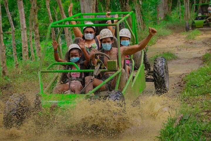 Punta Cana Full-Day Buggy, Zipline & Horseback Combo: Jungle Trails and Canopy Flights photo 2
