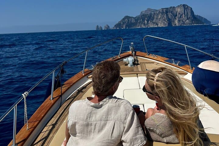 Private Sunset Gozzo Cruise Along the Sorrento Coast