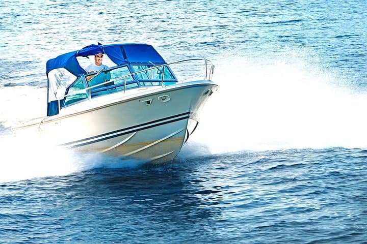 Hurghada Speed Boat to Abo Munkar: 4-Hour Semi-Private Snorkel & Island Stop photo 1