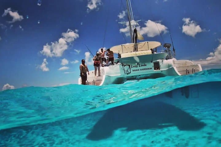 Private 4-Hour Catamaran Charter from Puerto Aventuras: Snorkel Inah Reef & Paddle Bay photo 1