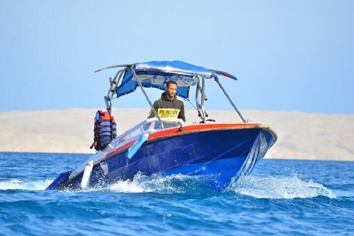 Private Speedboat to Hula Hula Island: Hurghada Snorkel & Water Sports Escape