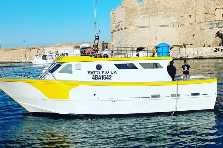 Monopoli Boat Tour: Coves, Santo Stefano Abbey & Apulian Aperitif photo 3