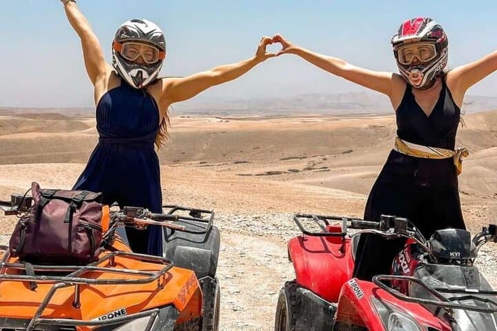 Agafay Desert Sunset: Quad Biking, Camel Ride & Berber Dinner from Marrakech