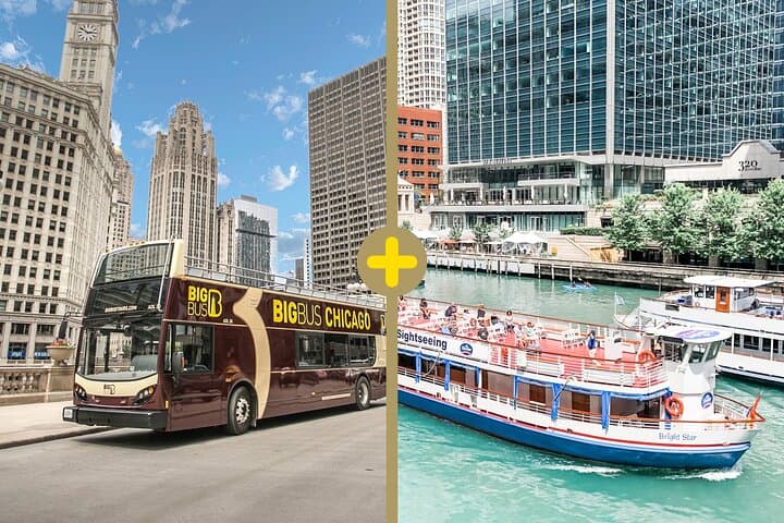 Chicago River Architecture Cruise and 48-Hour Big Bus Hop-On Hop-Off Guide photo 1