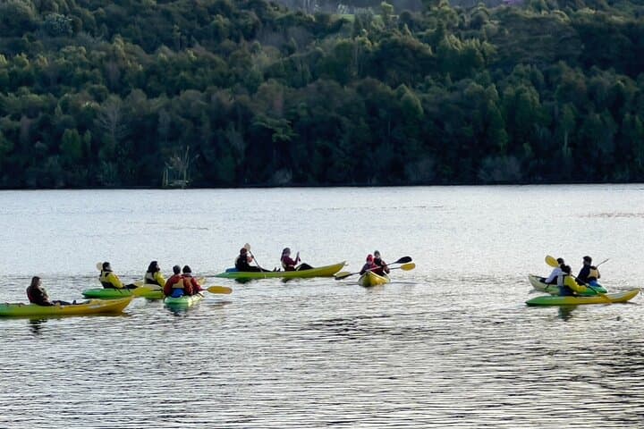 Twilight Kayak Glowworm Tour on Waikato River — Pokaiwhenua Canyon Stargazing photo 2