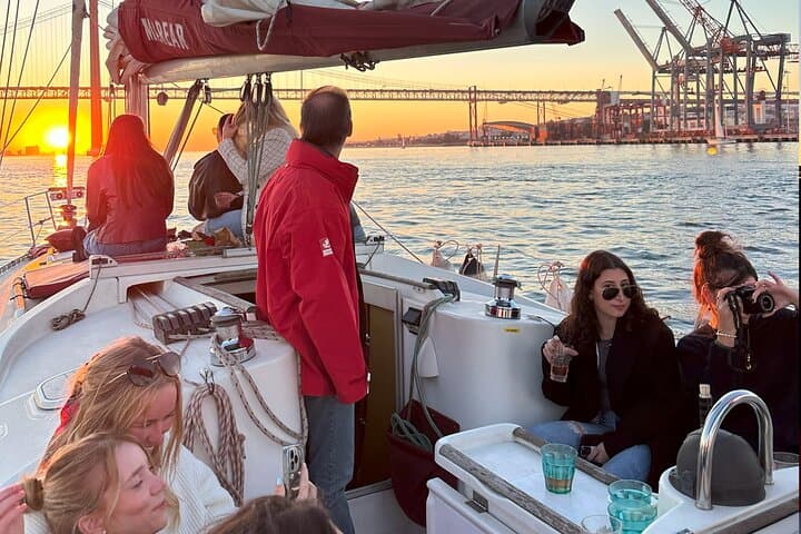 Private 2-Hour Lisbon Sailing Tour with Wine and Snacks photo 5