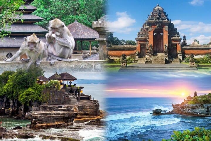 Tanah Lot Sunset Tour: Taman Ayun, Monkey Forest & Tanah Lot (Half Day)