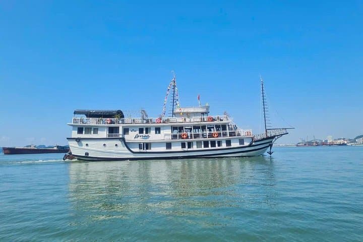 2-Day Overnight Cruise to Ha Long & Bai Tu Long Bay — Kayaking, Thien Canh Son Cave & Sunset Party photo 2