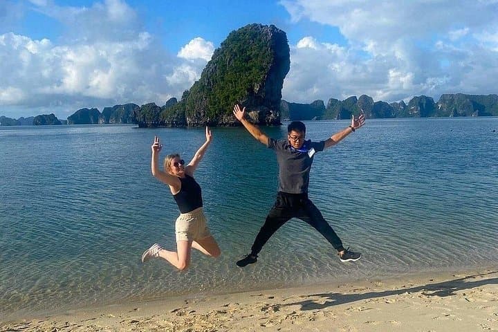 2-Day Overnight Cruise to Ha Long & Bai Tu Long Bay — Kayaking, Thien Canh Son Cave & Sunset Party photo 1