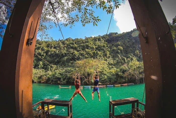 Paradise Cave & Dark Cave Full-Day: Phong Nha Zipline, Mud Bath and River Adventure photo 5