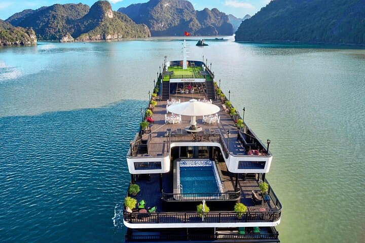 2-Day Halong & Lan Ha Bay 5-Star Cruise from Hanoi: Kayaking, Caves and Sunset Views photo 2