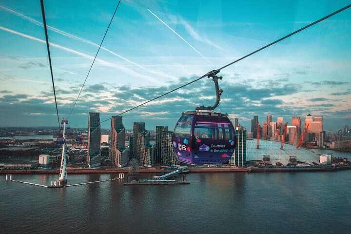 See London From Thames and Sky: IFS Cable Car + Uber Boat 1-Day River Pass