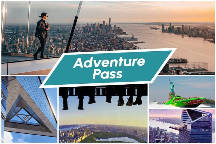 NYC Adventure Pass: Edge Observation Deck, The Beast Speedboat & RiseNY — Urban Thrills in 1 Pass