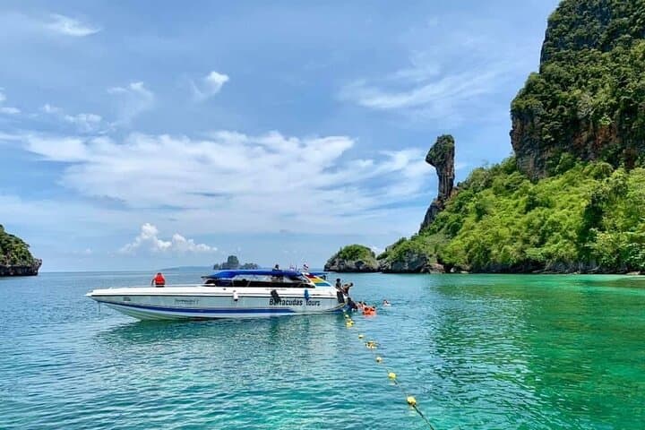 Four Islands Day Tour from Krabi: Snorkeling, Sandbars & Limestone Cliffs