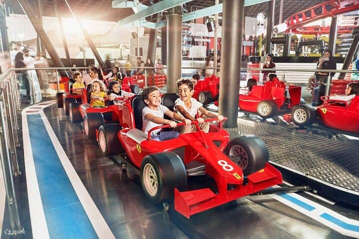 From Dubai: Sheikh Zayed Grand Mosque Tour with Ferrari World Tickets photo 3