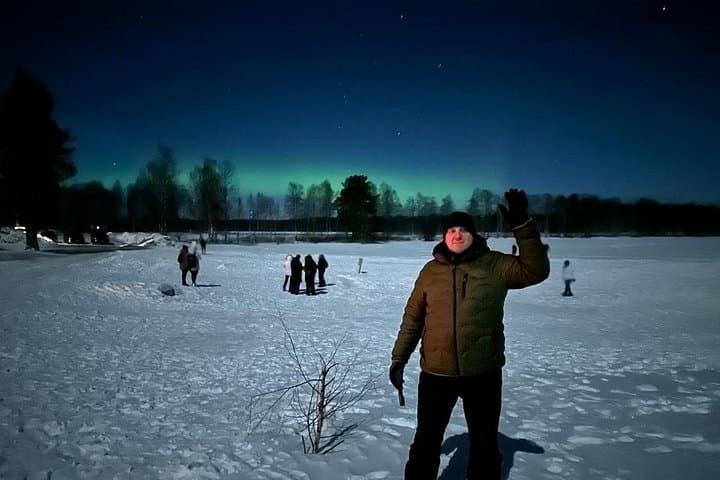 Rovaniemi Northern Lights Campfire Tour at Olkkajärvi & Norvajärvi photo 5