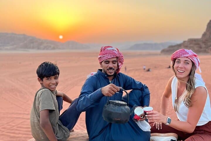 Wadi Rum Sunset Jeep Tour and Overnight Bedouin Camp Experience photo 3