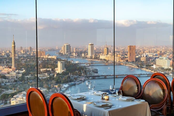 Dinner Among Clouds: Rotating Restaurant at Cairo Tower