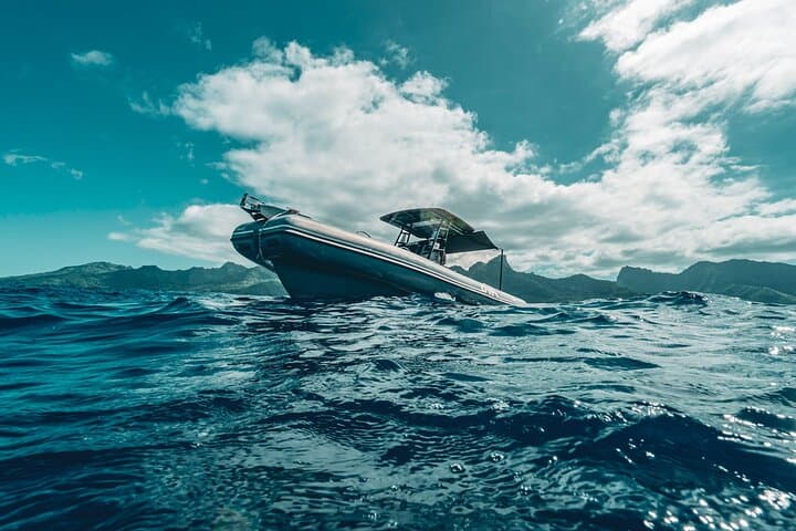 Private Moorea Sunset Cruise: Champagne, Snorkel & Canapés photo 2