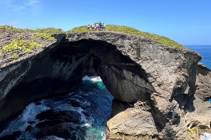 La Cueva del Indio & Manatí Water Spring Hike — Black Sand Beach, Coastal Arches and Cave Walk photo 2