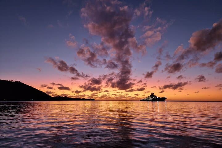 Private Moorea Sunset Cruise: Champagne, Snorkel & Canapés