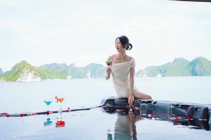 Halong Bay 5-Star Day Cruise from Hanoi — Pool, Kayak, Titov Beach & Buffet photo 4