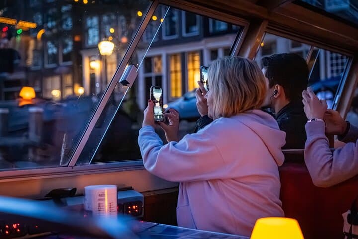 Amsterdam Evening Canal Cruise: 90-Min Night Cruise with Wine & Cheese photo 4