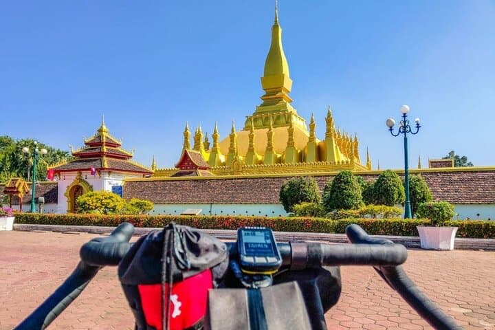 Vientiane Half-Day Bike Tour: Ride to That Luang, Wat Sisaket & Ban Mixay