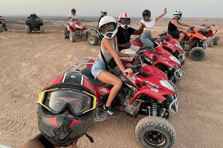 Quad Biking the Agafay Desert from Marrakech: Thrills on the Stone Plains