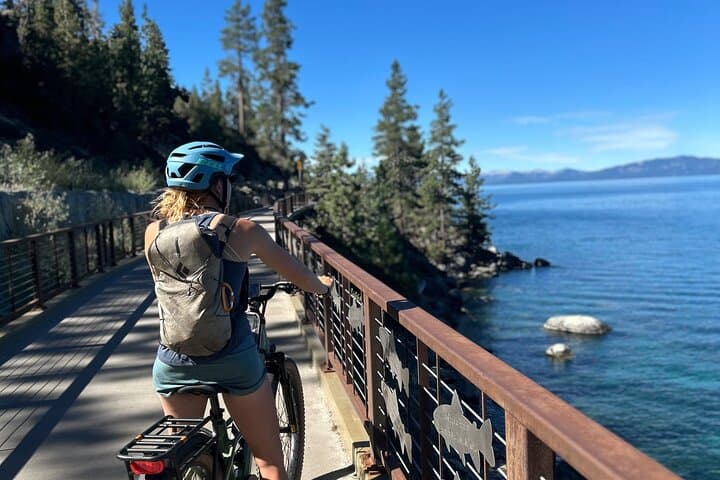 Self-Guided E‑Bike Tour on Lake Tahoe’s East Shore Bike Path