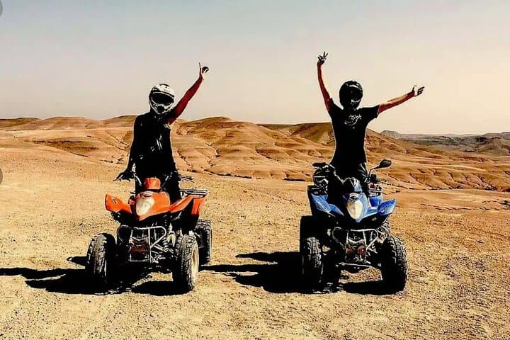 Agafay Morning Escapade: 1-Hour Quad + 1-Hour Camel Ride from Marrakech photo 2