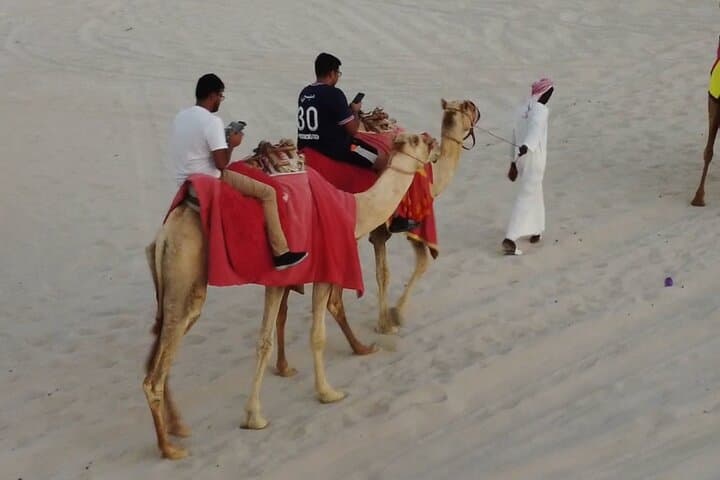 Doha Night Desert Safari: Private Dune Bashing & Camel Ride Experience photo 4