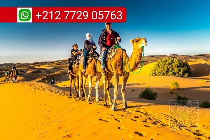 Merzouga Camel Trek & Overnight in Erg Chebbi: Sunset, Stars and Berber Camp Experience