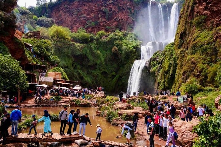 Full-Day Ouzoud Waterfalls Adventure from Marrakech: Hike, Boat Ride & Berber Village Lunch