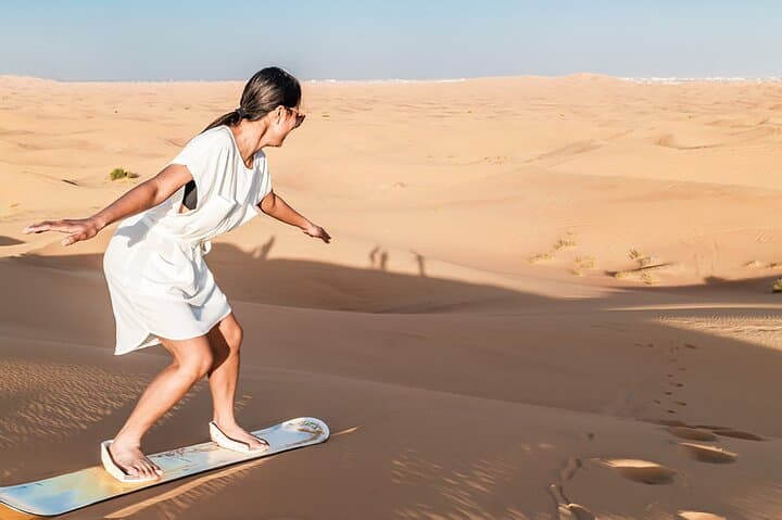 Dubai Private Evening Desert Safari: Dune Bashing, Camel Rides & Desert Camp Dinner photo 6
