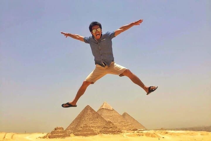 Grand Egyptian Museum and Sunset Camel Ride at the Pyramids — Giza Highlights Tour photo 6
