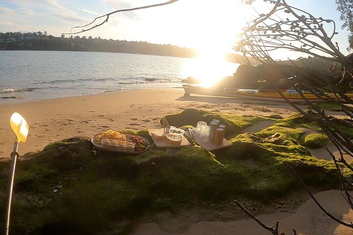 Middle Harbour Sundowner: Guided Sunset Sea Kayak in Sydney photo 4